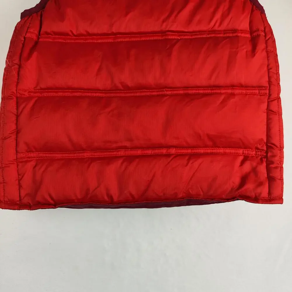 REI Vest Toddler Boys 2T Red Down Puffer Quilted Zip Hiking Winter Insulated